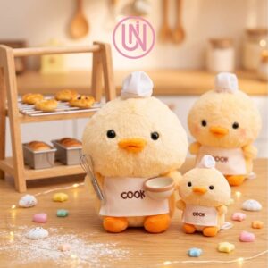 Gấu bông vịt con yêu bếp 01