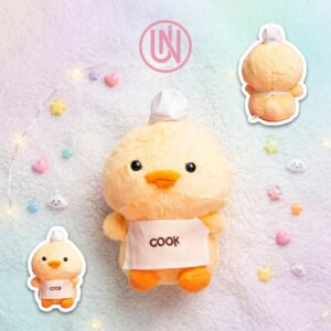 Gấu bông vịt con yêu bếp 02