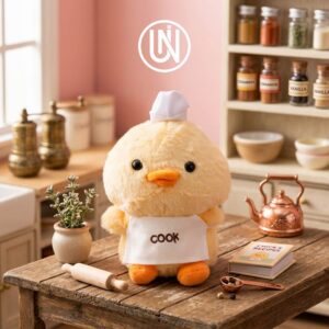 Gấu bông vịt con yêu bếp 04