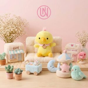 Gấu bông vịt xù nắng chanh 03